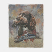 Sprocker Spaniel, Pistool hondenkunst Fleece Deken (Voorkant)