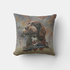 Sprocker Spaniel, Pistool hondenkunst Kussen