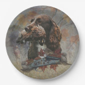 Sprocker Spaniel, Pistool hondenkunst Papieren Bordje (Voorkant)