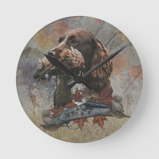 Sprocker Spaniel, Pistool hondenkunst Ronde Klok (Voorkant)