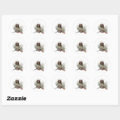 Sprocker Spaniel, Pistool hondenkunst Ronde Sticker (Vel)