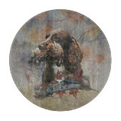 Sprocker Spaniel, Pistool hondenkunst Snijplank (Voorkant)