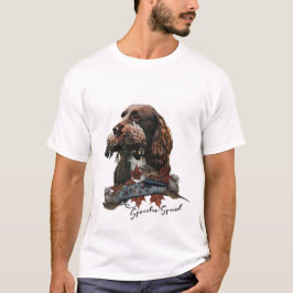 Sprocker Spaniel, Pistool hondenkunst T-shirt