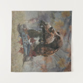 Sprocker Spaniel, Pistool hondenkunst Wandkleed (Voorkant (horizontaal))