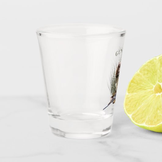 Sprocker Spaniel Shot Glas (Links)