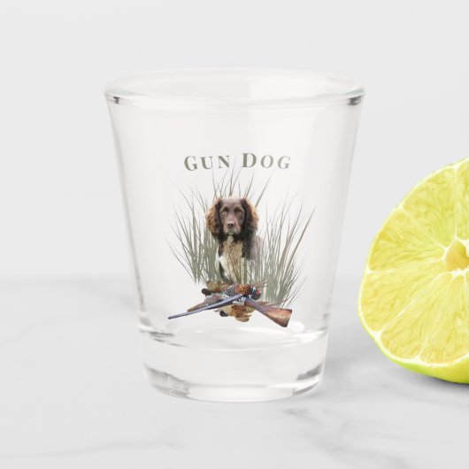Sprocker Spaniel Shot Glas (Voorkant)