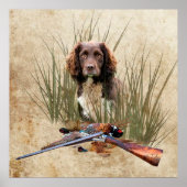 Sprocker Spaniel Tapestry Poster Triptych Acryl (Voorkant)