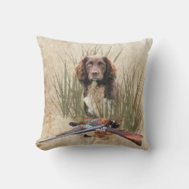 Sprocker Spaniel Tapestry Poster Triptych Acryl Buitenkussen