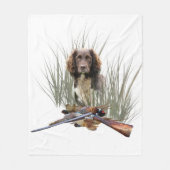Sprocker Spaniel Teapot Gift Box Ceramic Tile Glas Fleece Deken (Voorkant)