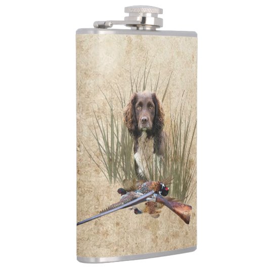 Sprocker Spaniel Teapot Gift Box Ceramic Tile Glas Heupfles (Rechts)
