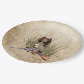 Sprocker Spaniel Teapot Gift Box Ceramic Tile Glas Papieren Bordje (Gekanteld)