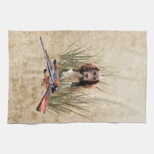 Sprocker Spaniel Teapot Gift Box Ceramic Tile Glas Theedoek (Horizontaal)