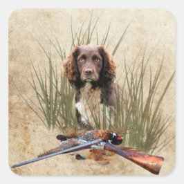 Sprocker Spaniel Teapot Gift Box Ceramic Tile Glas Vierkante Sticker