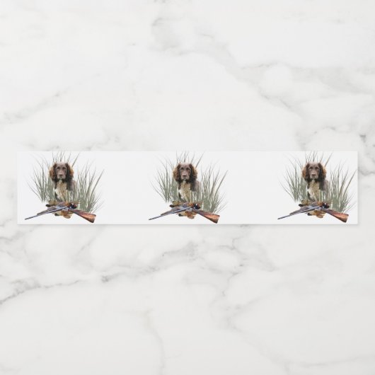 Sprocker Spaniel Waterfles Etiket (Enkel label)