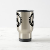 Sprocket of Peace-Travel Mug Reisbeker (Center)