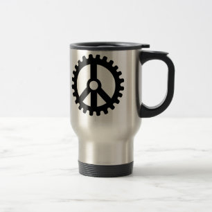 Sprocket of Peace-Travel Mug Reisbeker