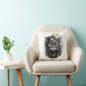 Sprocket-Paws De Funky Steampunk Kat  Kussen (Stoel)