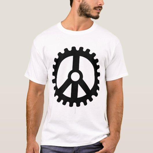 Sprocket van Peace-T-Shirt T-shirt (Voorkant)