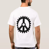 Sprocket van Peace-T-Shirt T-shirt (Achterkant)