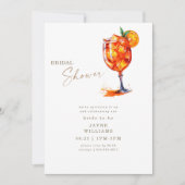 Sproeien het Aperol Vrijgezellenfeest Kaart (Voorkant)