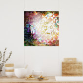 sproeier één keer op een tijd poster (Keuken)