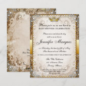 sproeier Storybook Baby shower Uitnodiging (Voorkant / Achterkant)