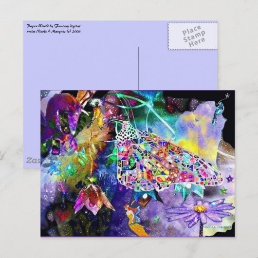 sproeiers, briefkaart (Voorkant / Achterkant)