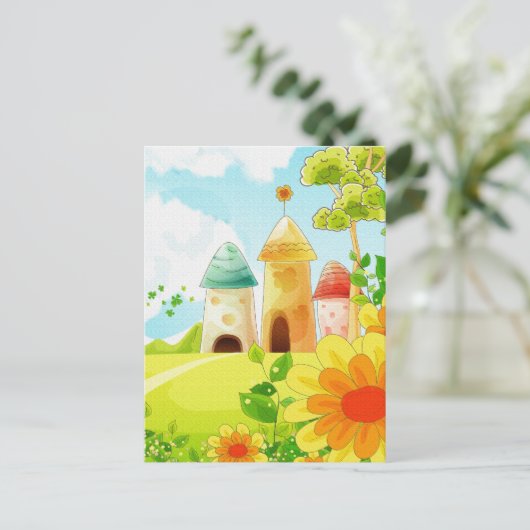 sproeiland briefkaart (Staand voorkant)