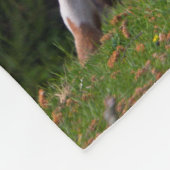 Sproeten fleece deken (Hoek)