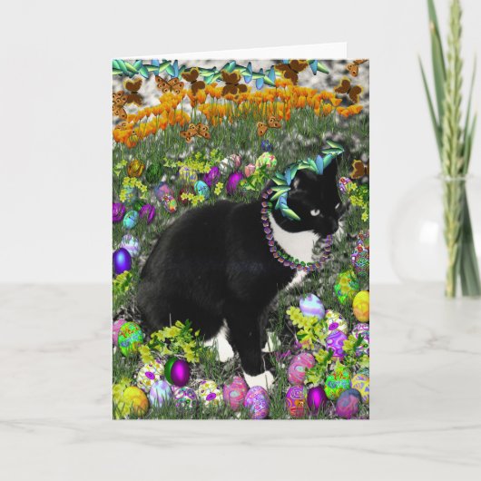 Sproeten in de Jacht voor Paaseieren Feestdagen Kaart (Voorkant)