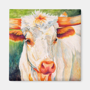 Sproeten - Longhorn Heifer Koe Magnet