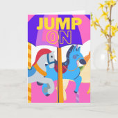 Sprong aan neem een Ride en viel Kaart (Gele Bloem)