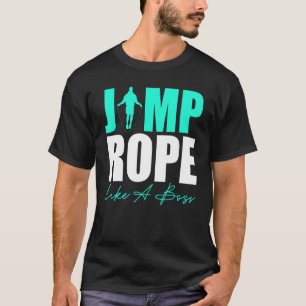 Sprong als een boss Game Jump Rope T-shirt
