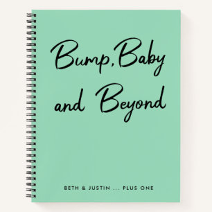 Sprong, Baby en verder Mint Green Baby Journal Notitieboek