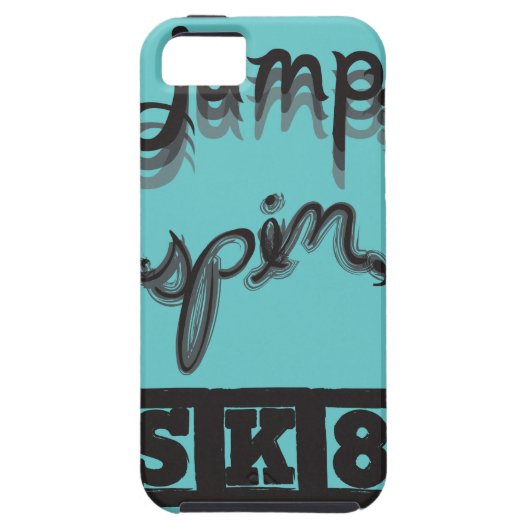 Sprong, Centrifugeren, SK8 iPhone Case (Achterkant)