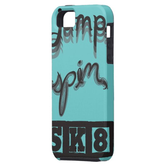Sprong, Centrifugeren, SK8 iPhone Case (Achterkant Links)