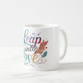 sprong in de liefde koffiemok (Voorkant rechts)
