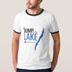 Sprong in het meer van T-Shirt