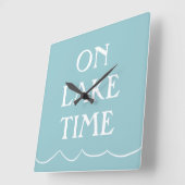 Sprong in het meer vierkante klok (Hoek)