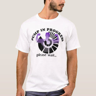 Sprong in het Voortdurende Bodybuilding T-Shirt