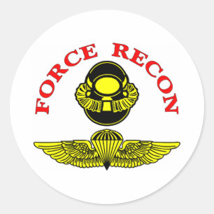 Sprong Recon Diver Ronde Sticker