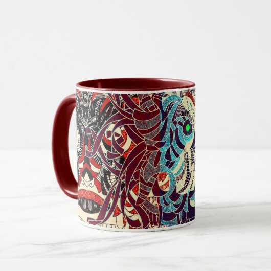 Sprong-rond Ghost Mask Mok (Voorkant links)