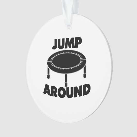 Sprong rond trampoline ornament (voorkant)