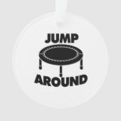 Sprong rond trampoline ornament (voorkant)