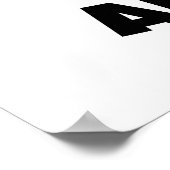 Sprong rond trampoline poster (Hoek)