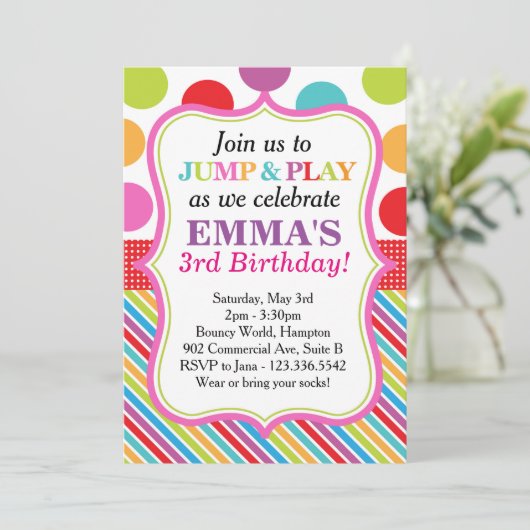 Sprong, Spel en de Uitnodiging van de Partij van d (Staand voorkant)