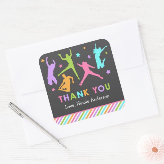 Sprong Stickers / Trampoline Stickers (Envelop)