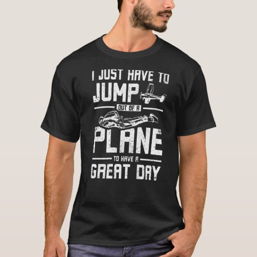 Sprong uit een dakbedekking t-shirt (Voorkant)