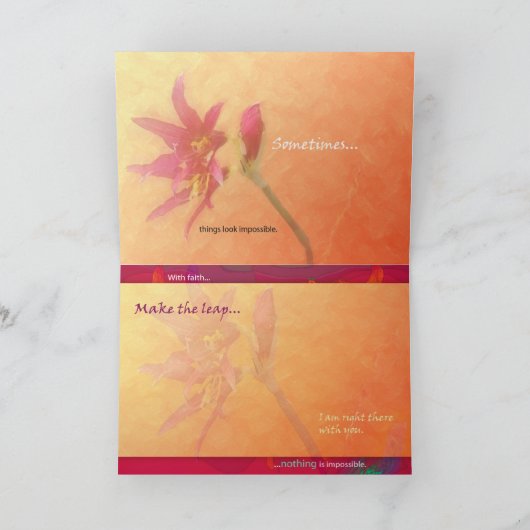 Sprong van Geloof Kaart (Binnen)