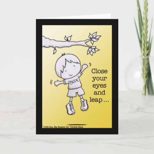 Sprong van Geloof Kaart (Voorkant)